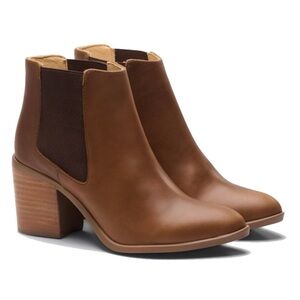 Nisolo Leather Heeled Chelsea Boots